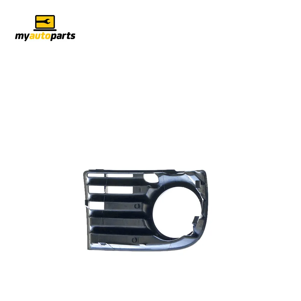 Black Front Bar Grille with Fog Light Mount Passenger Side Genuine Suits Volkswagen Golf MK 5 7/2004 to 2/2009