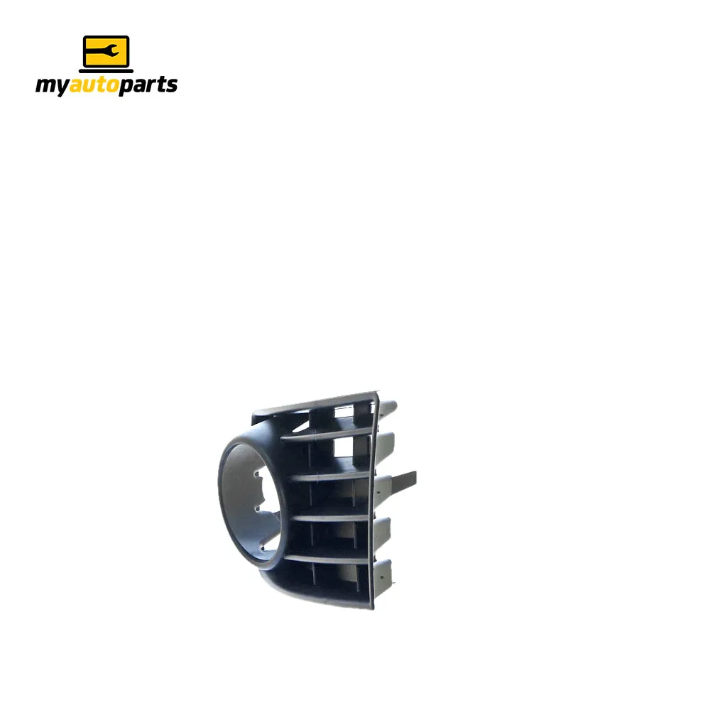 Black Front Bar Grille with Fog Light Mount Passenger Side Genuine Suits Volkswagen Golf MK 5 7/2004 to 2/2009