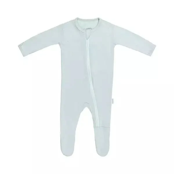 Blue Zippered Footie