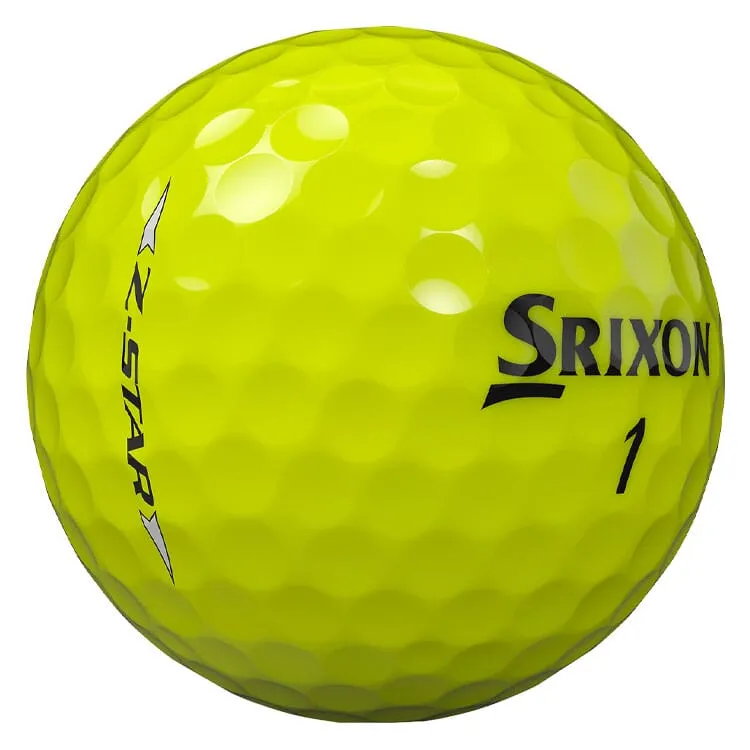 Bolas de golf amarillas Srixon Z Star, paquete de 12