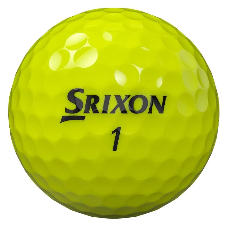 Bolas de golf amarillas Srixon Z Star, paquete de 12