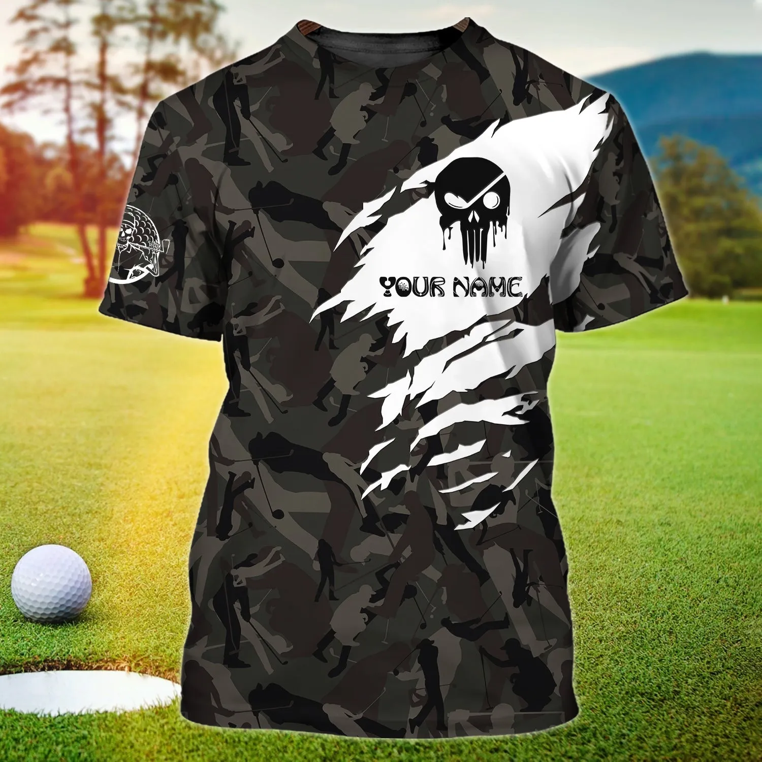 Boom - Personalized Name 3D T Shirt - Golf Club