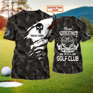 Boom - Personalized Name 3D T Shirt - Golf Club