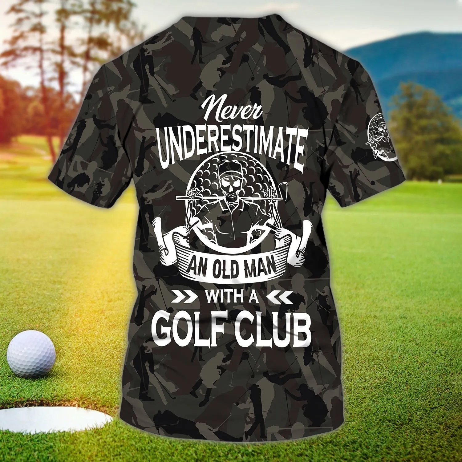 Boom - Personalized Name 3D T Shirt - Golf Club
