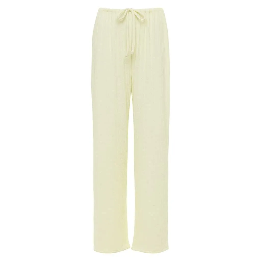 Buttercream Rib Drawstring Pant