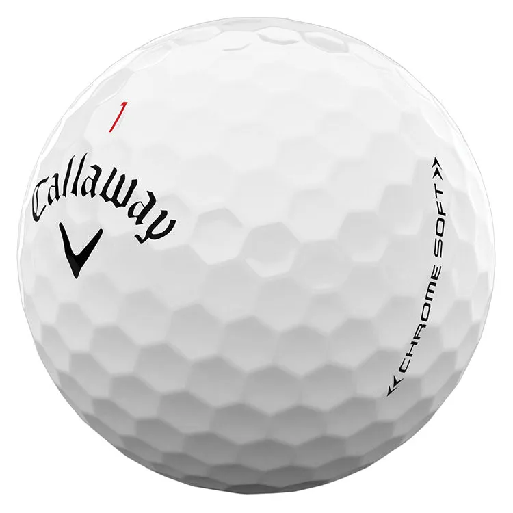 Callaway Chrome Soft White Golf Balls 12Pk