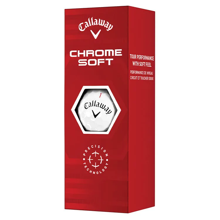 Callaway Chrome Soft White Golf Balls 12Pk