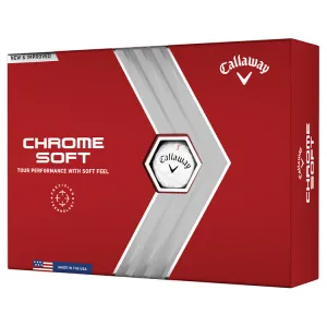 Callaway Chrome Soft White Golf Balls 12Pk