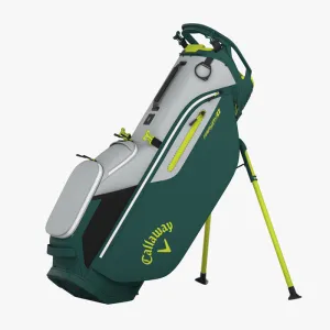 Callaway Fairway   Stand Bag - Silver/Forrest/Floral Yellow