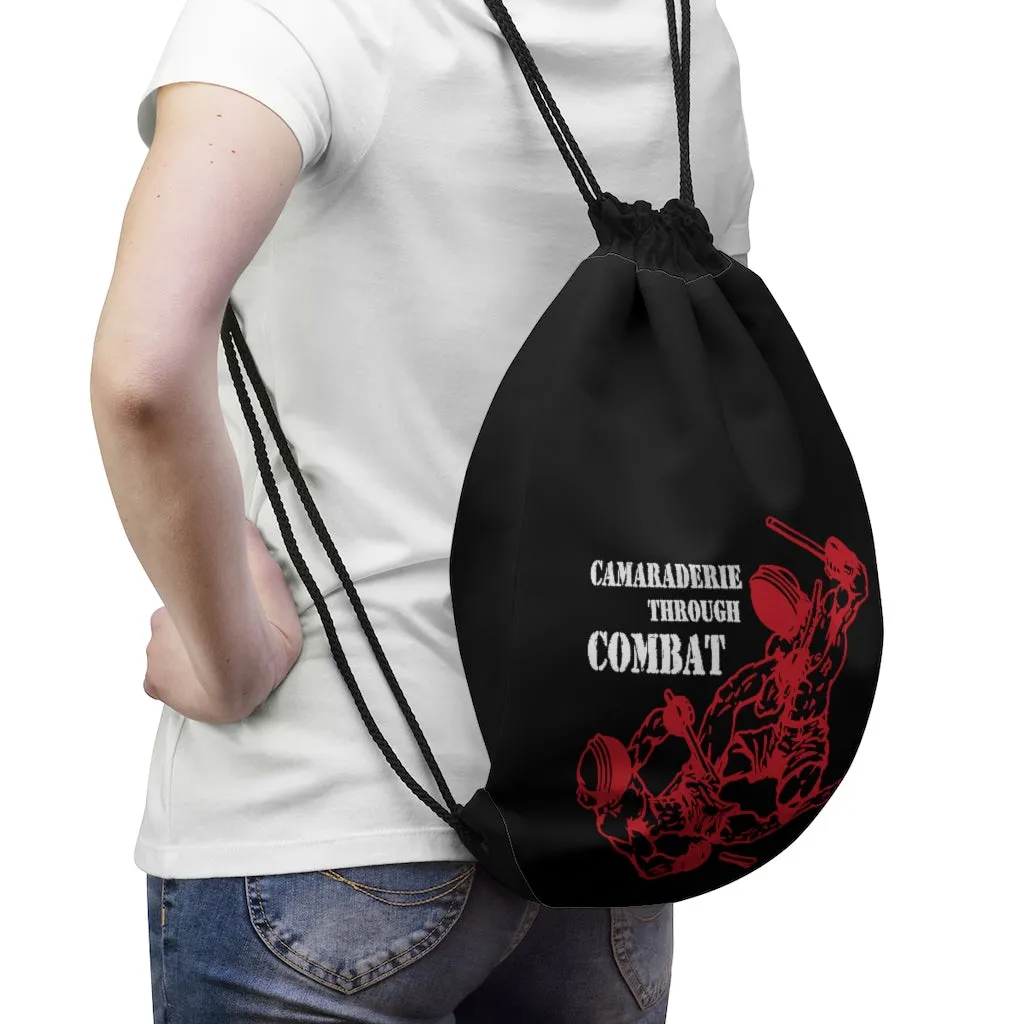 Camaraderie Through Combat - Drawstring Bag