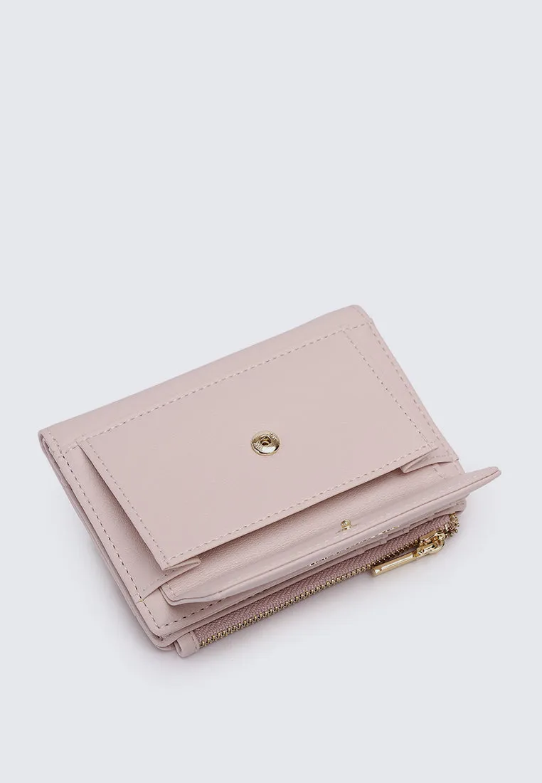 Candy Pop Top Zip Mini Wallet (Cornsilk)