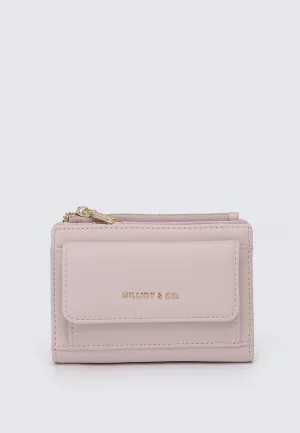 Candy Pop Top Zip Mini Wallet (Cornsilk)