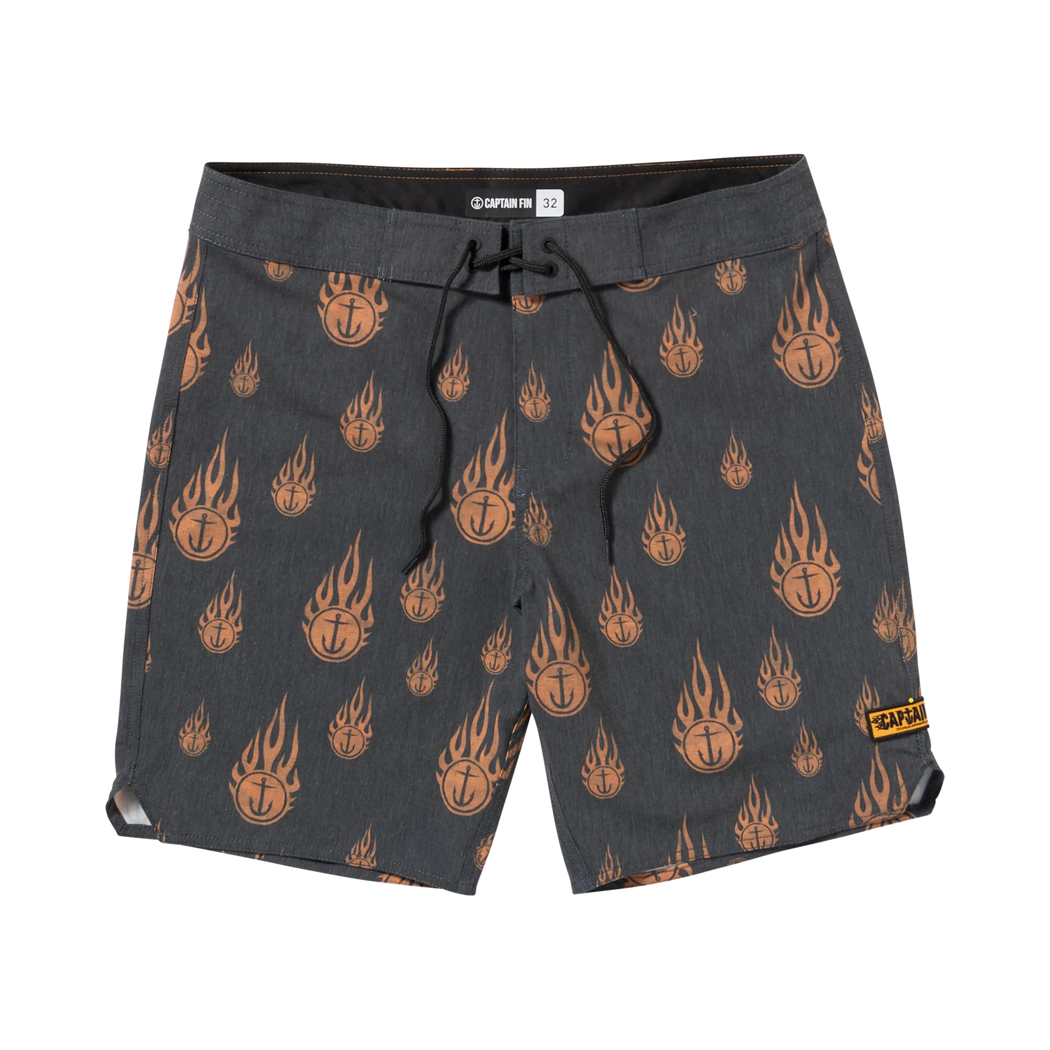 Captains Print Pack 19" Boardshort - Sunset
