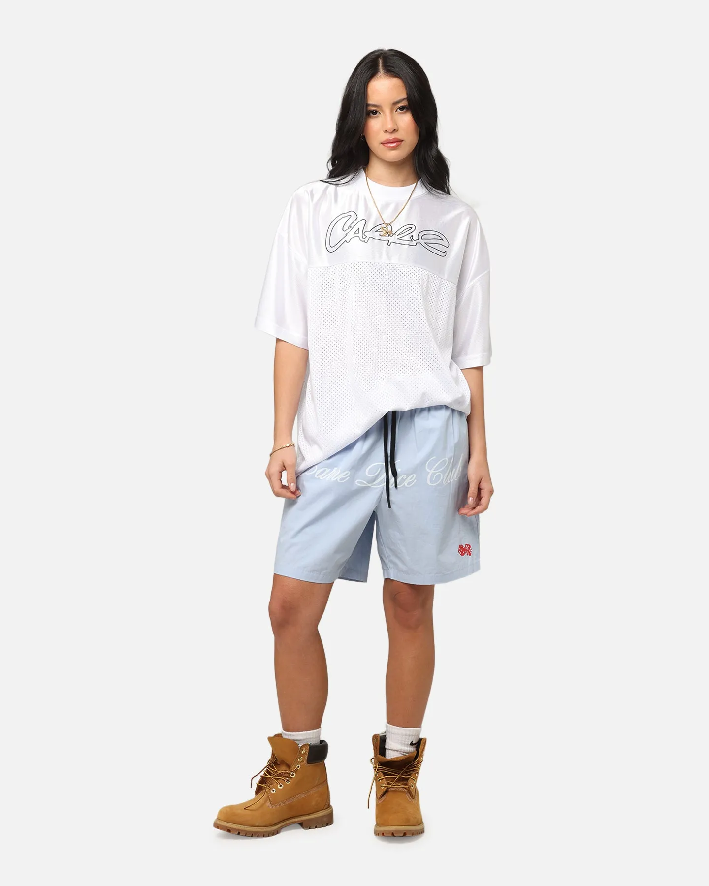 Carre Dice Club Beach Shorts Light Blue