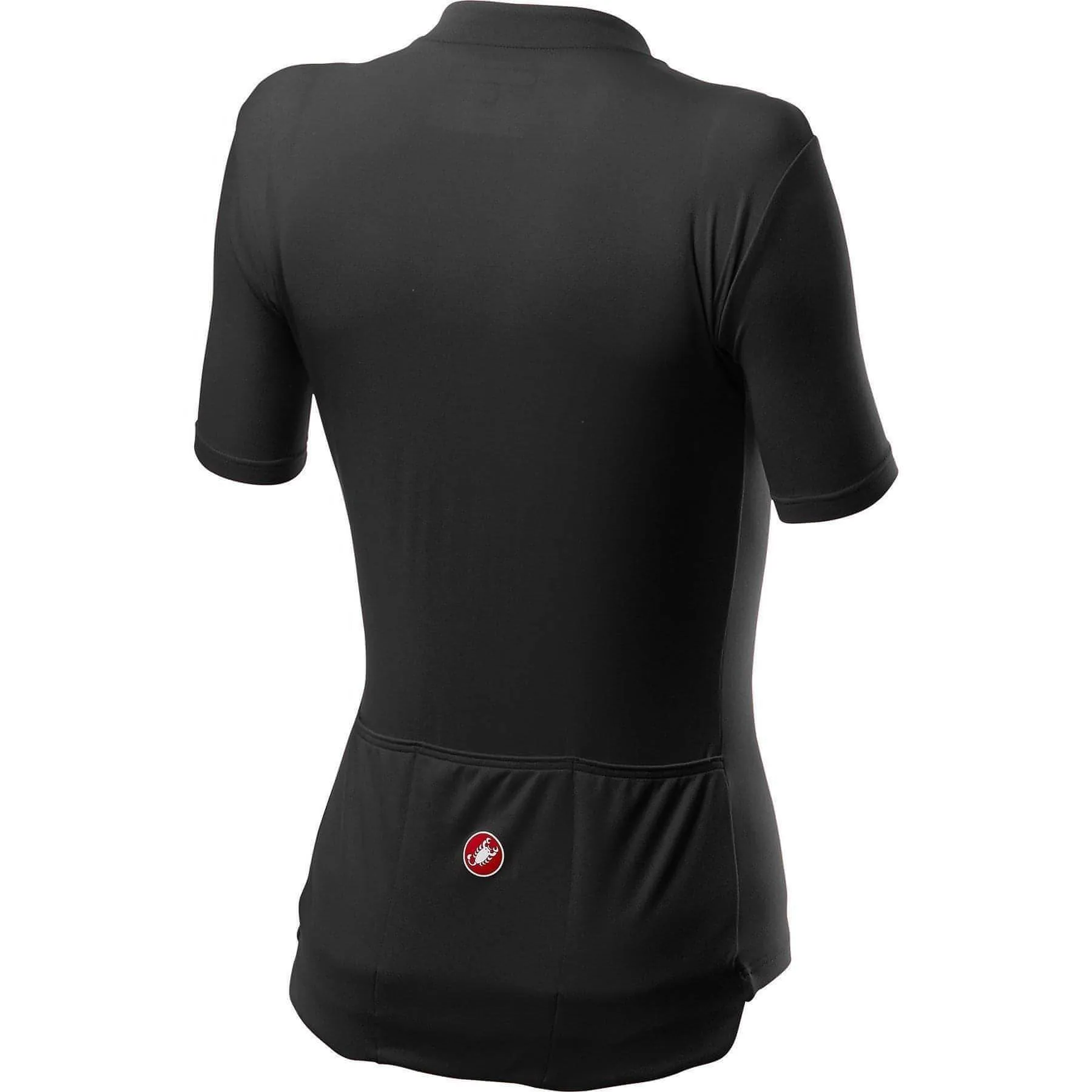 Castelli Anima 3 Short Sleeve Womens Cycling Jersey - Black