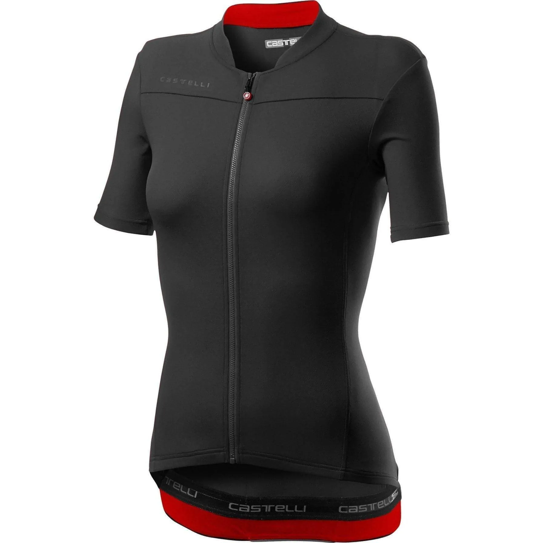 Castelli Anima 3 Short Sleeve Womens Cycling Jersey - Black