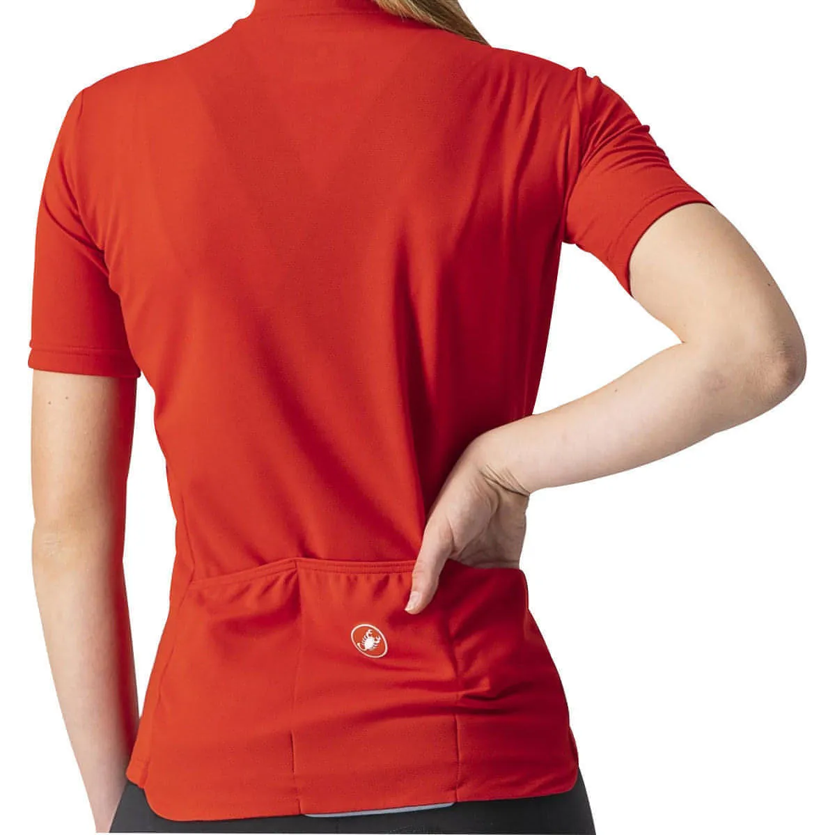 Castelli Anima 3 Short Sleeve Womens Cycling Jersey - Red