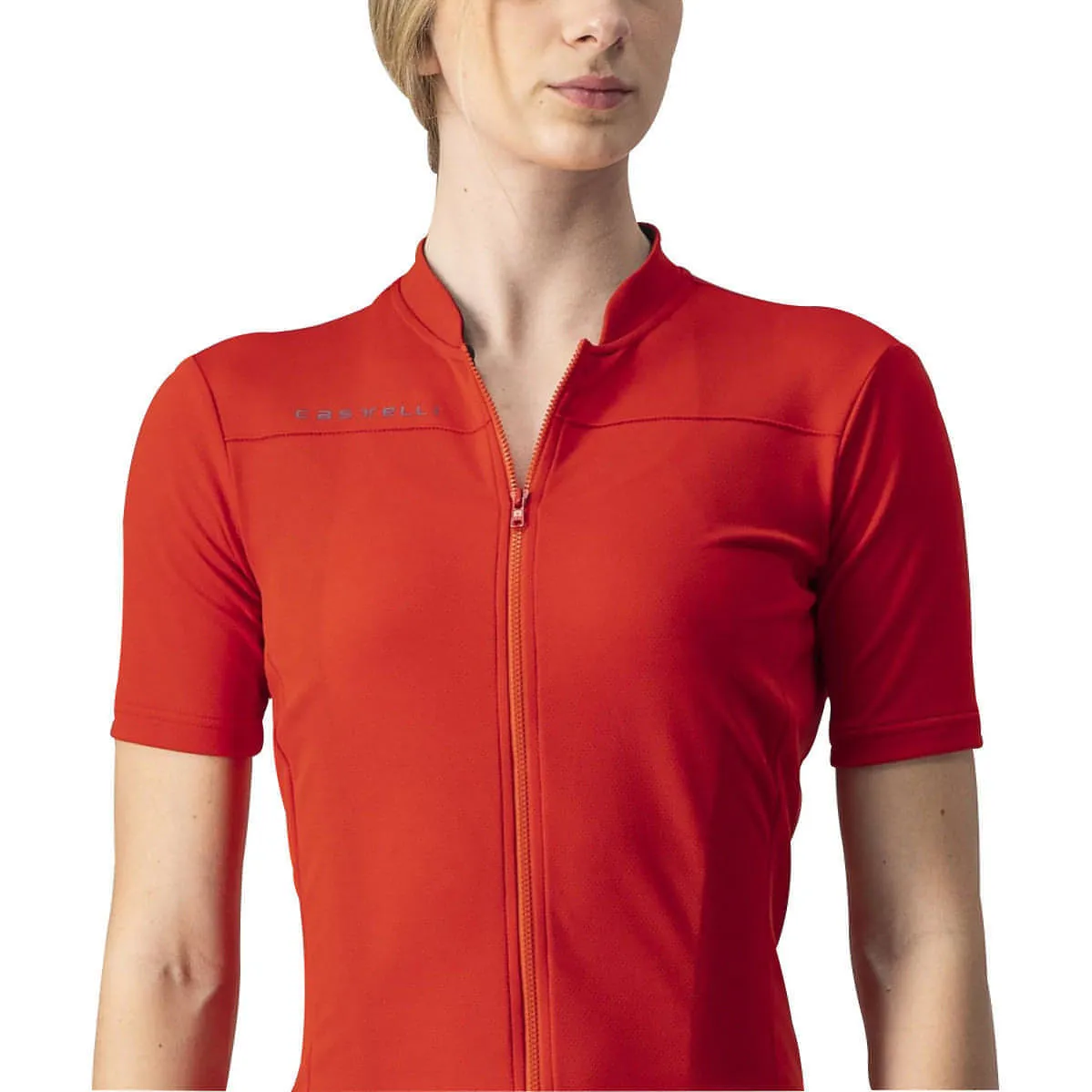 Castelli Anima 3 Short Sleeve Womens Cycling Jersey - Red