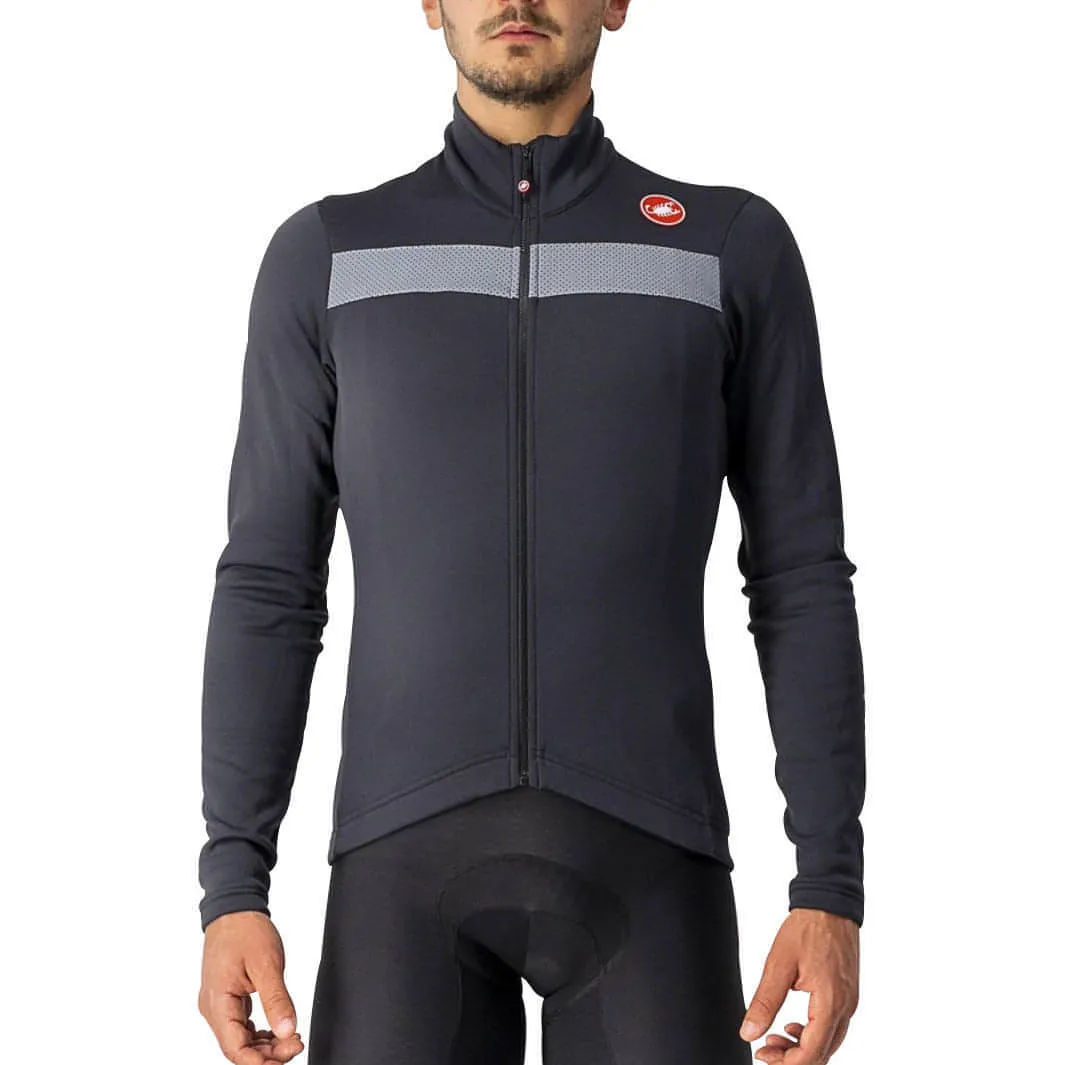 Castelli Puro 3 Long Sleeve Mens Cycling Jersey - Black