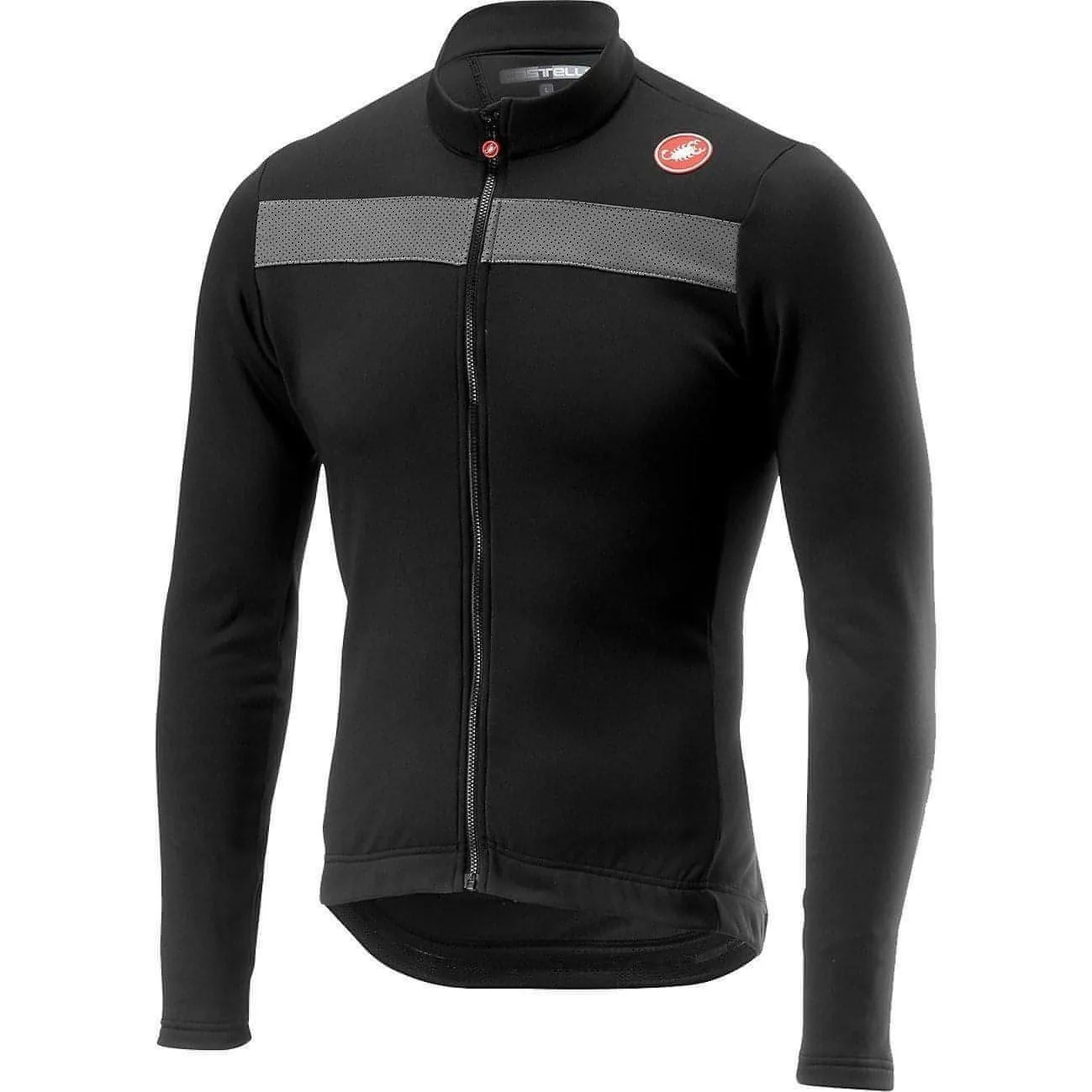 Castelli Puro 3 Long Sleeve Mens Cycling Jersey - Black
