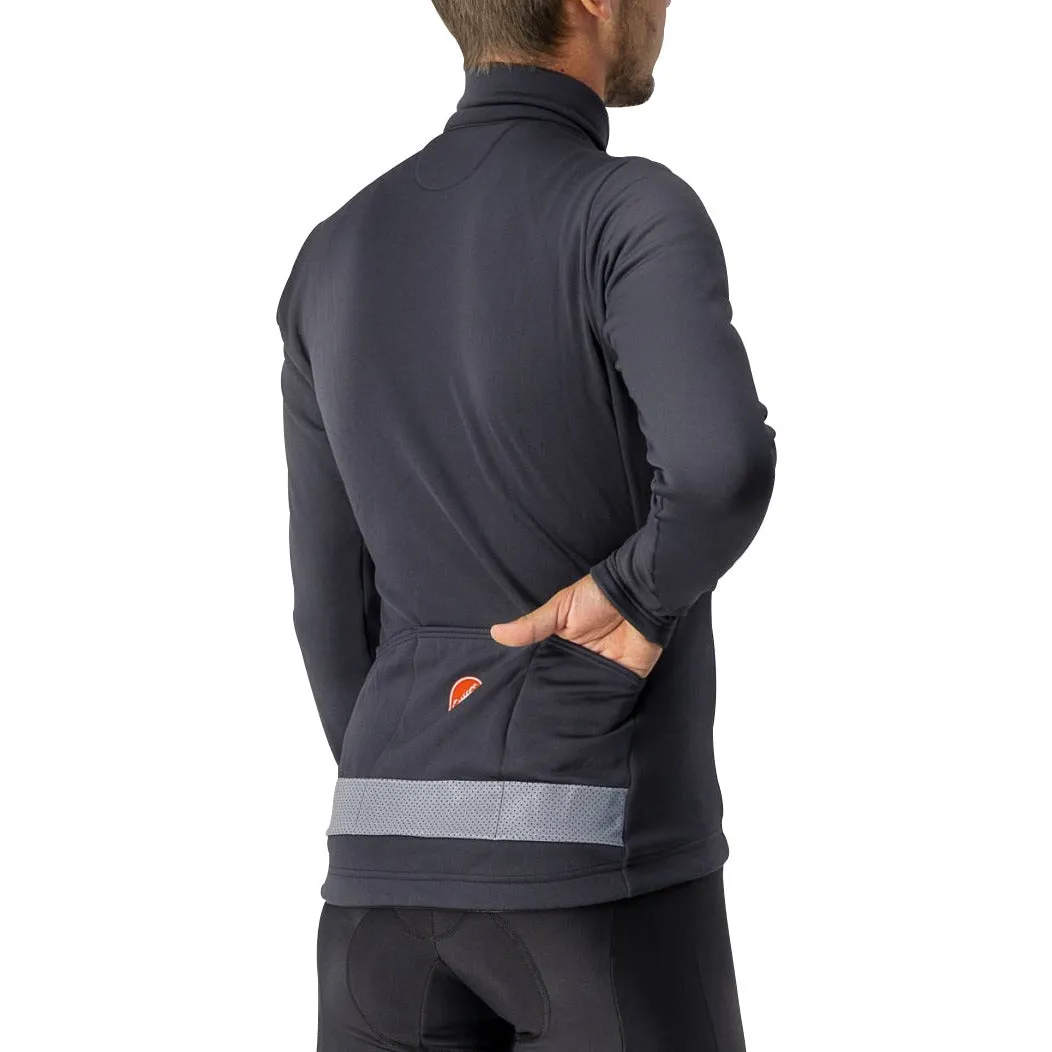 Castelli Puro 3 Long Sleeve Mens Cycling Jersey - Black