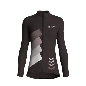 Celestial Grid | Dark Brown Female Long Sleeves Jersey