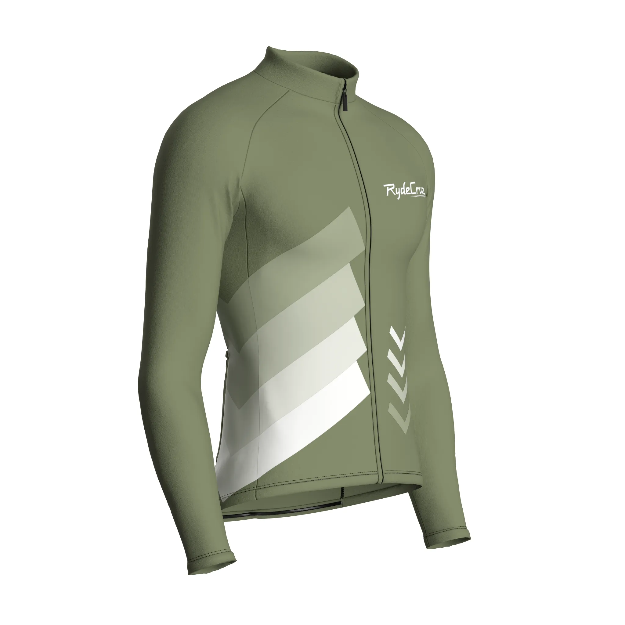 Celestial Grid | Dark Khaki Male Long Sleeves Jersey