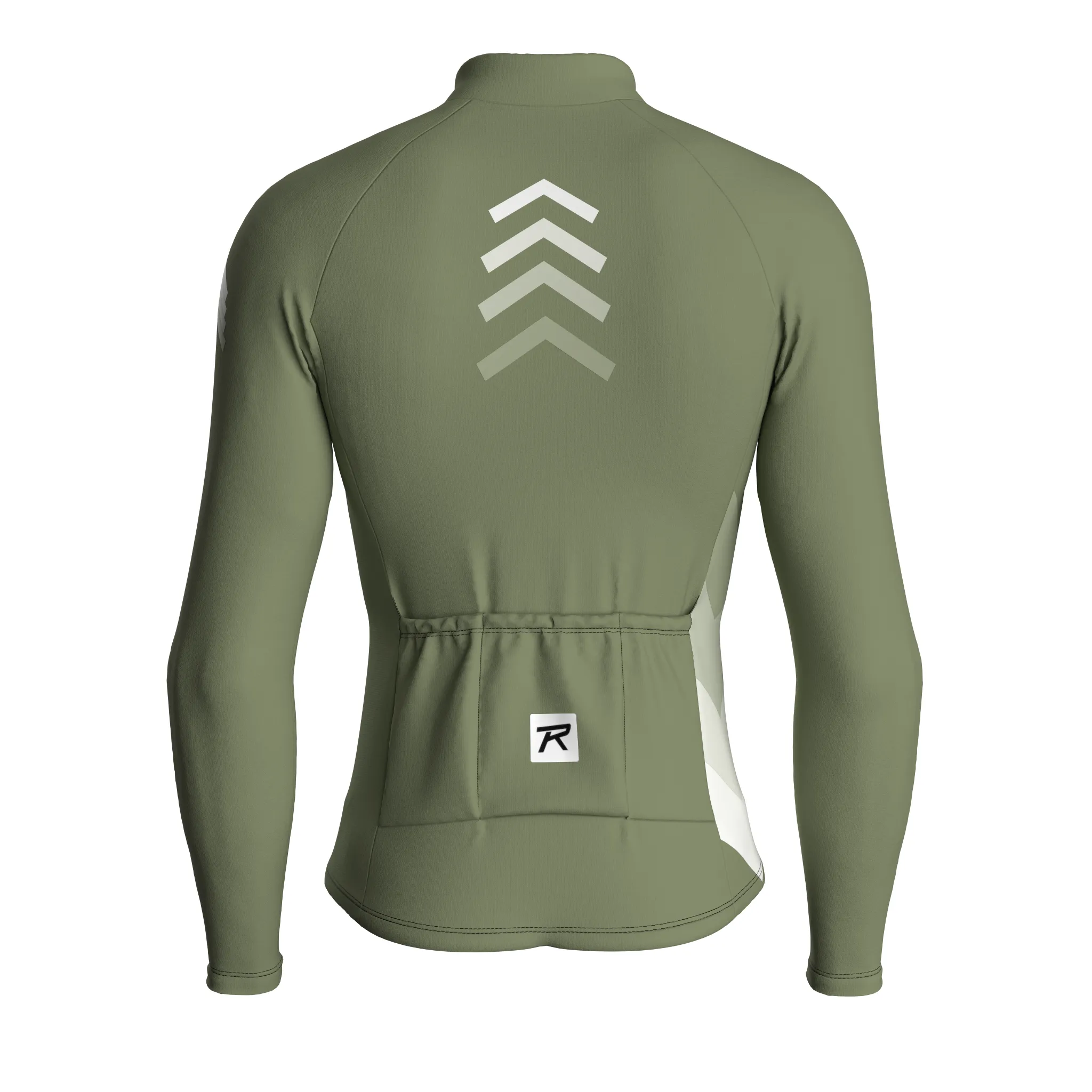 Celestial Grid | Dark Khaki Male Long Sleeves Jersey