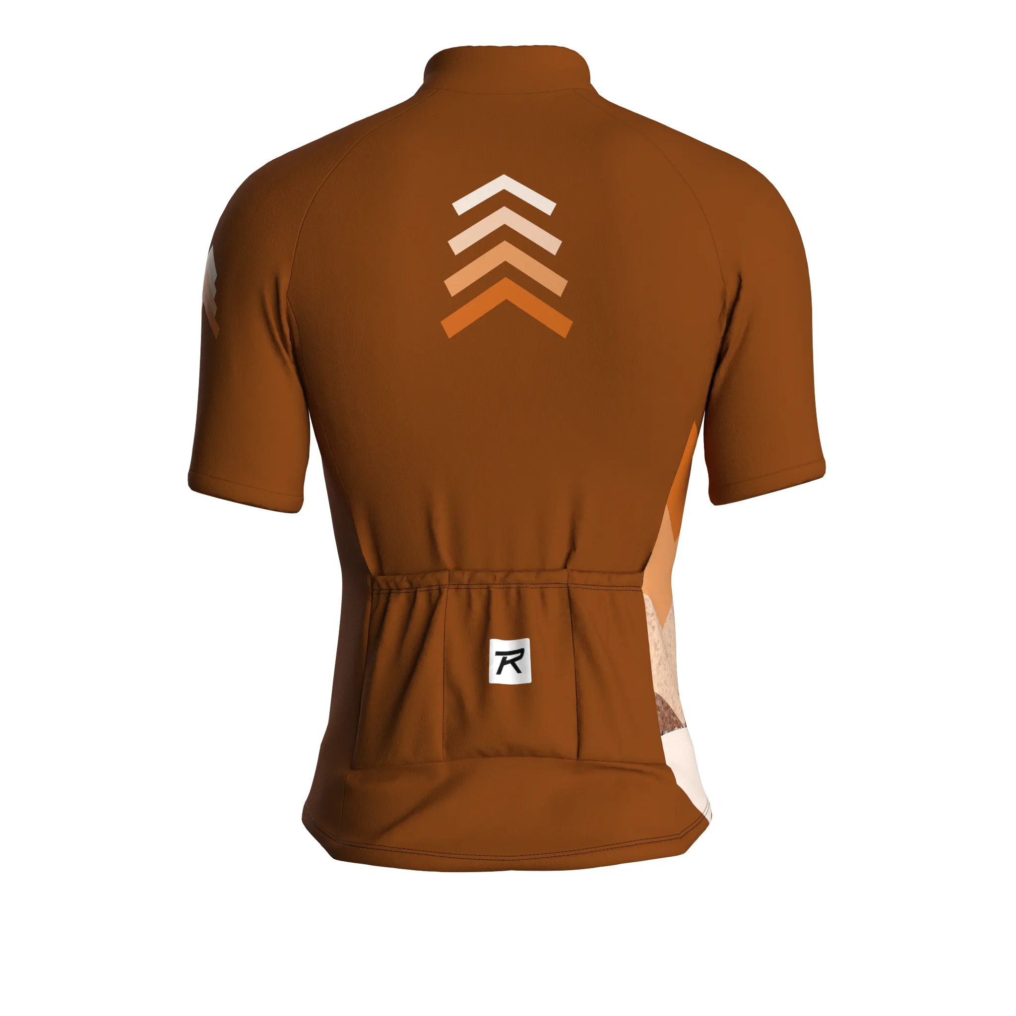 Celestial Grid | Earth Brown Male Short Sleeves Jersey