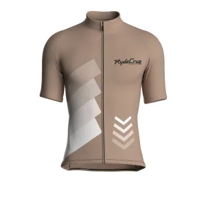 Celestial Grid | Warm Taupe Male Short Sleeves Jersey