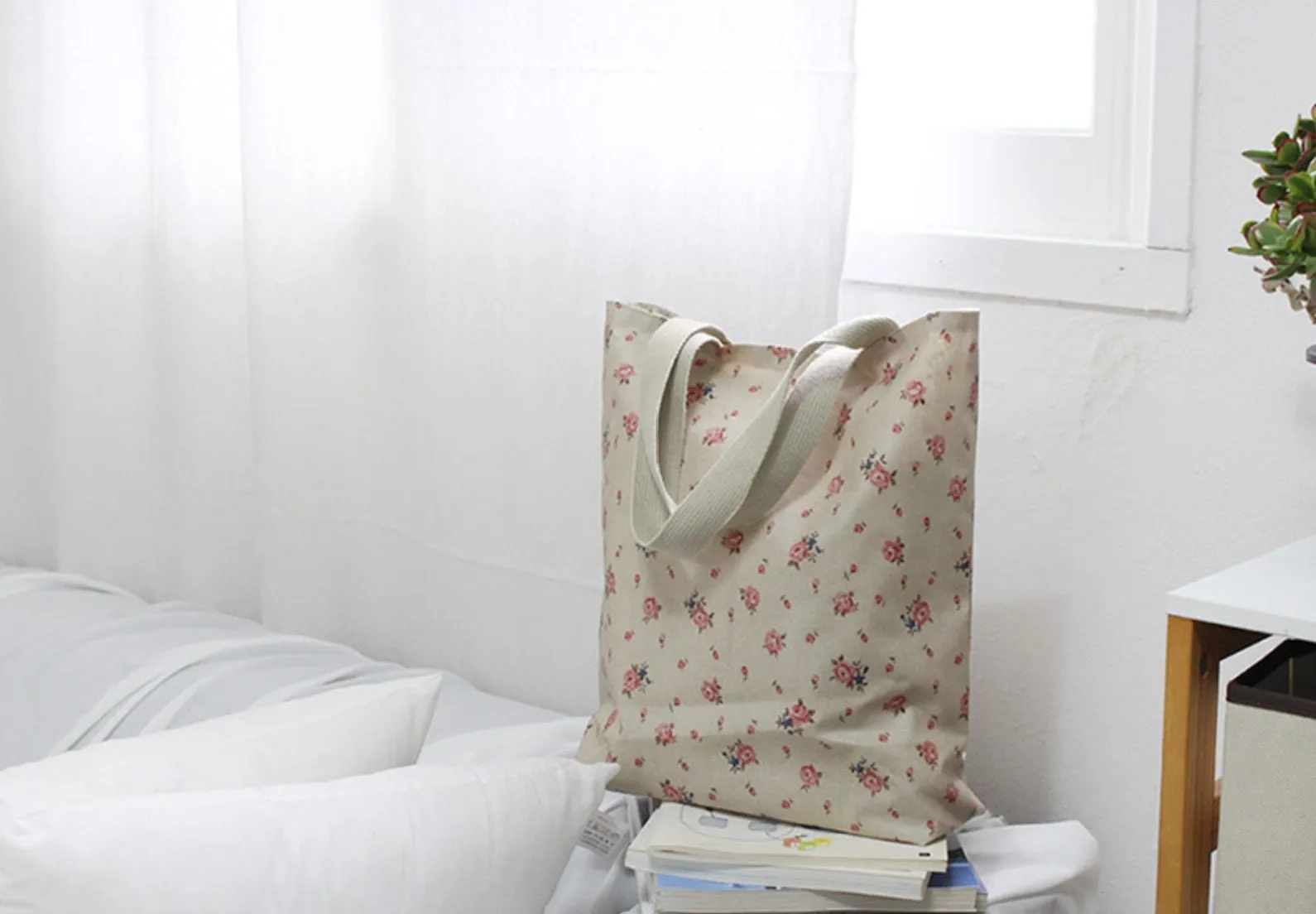 Chevy Rose Matte Laminated Cotton Waterproof Fabric - In Two Colors - Quality Korean Fabric by the yard / 54446