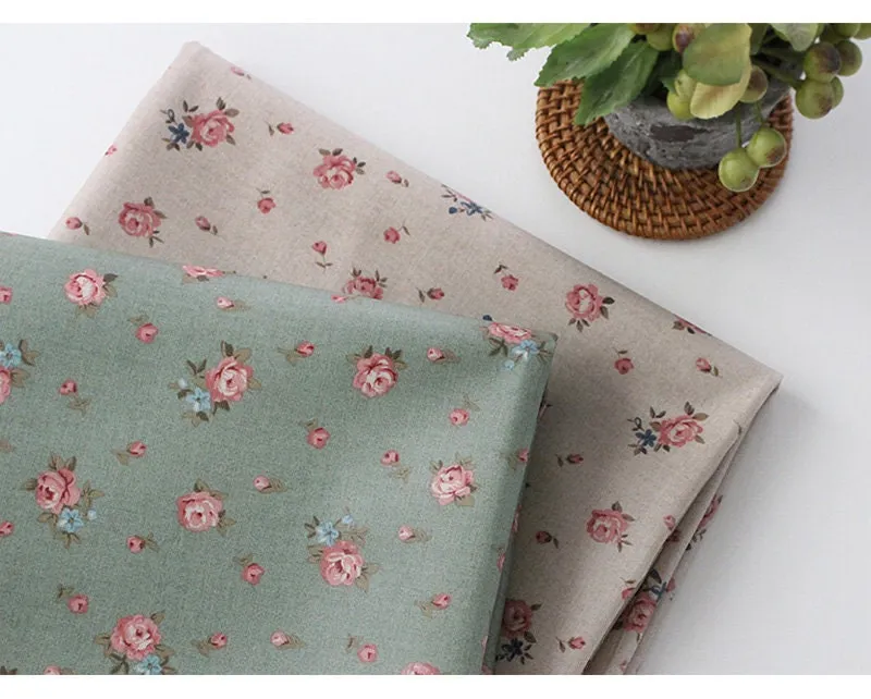 Chevy Rose Matte Laminated Cotton Waterproof Fabric - In Two Colors - Quality Korean Fabric by the yard / 54446