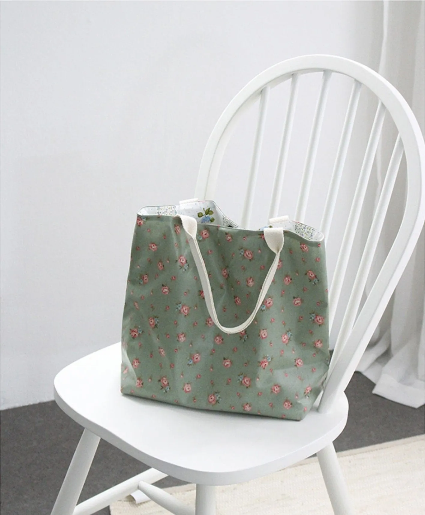 Chevy Rose Matte Laminated Cotton Waterproof Fabric - In Two Colors - Quality Korean Fabric by the yard / 54446