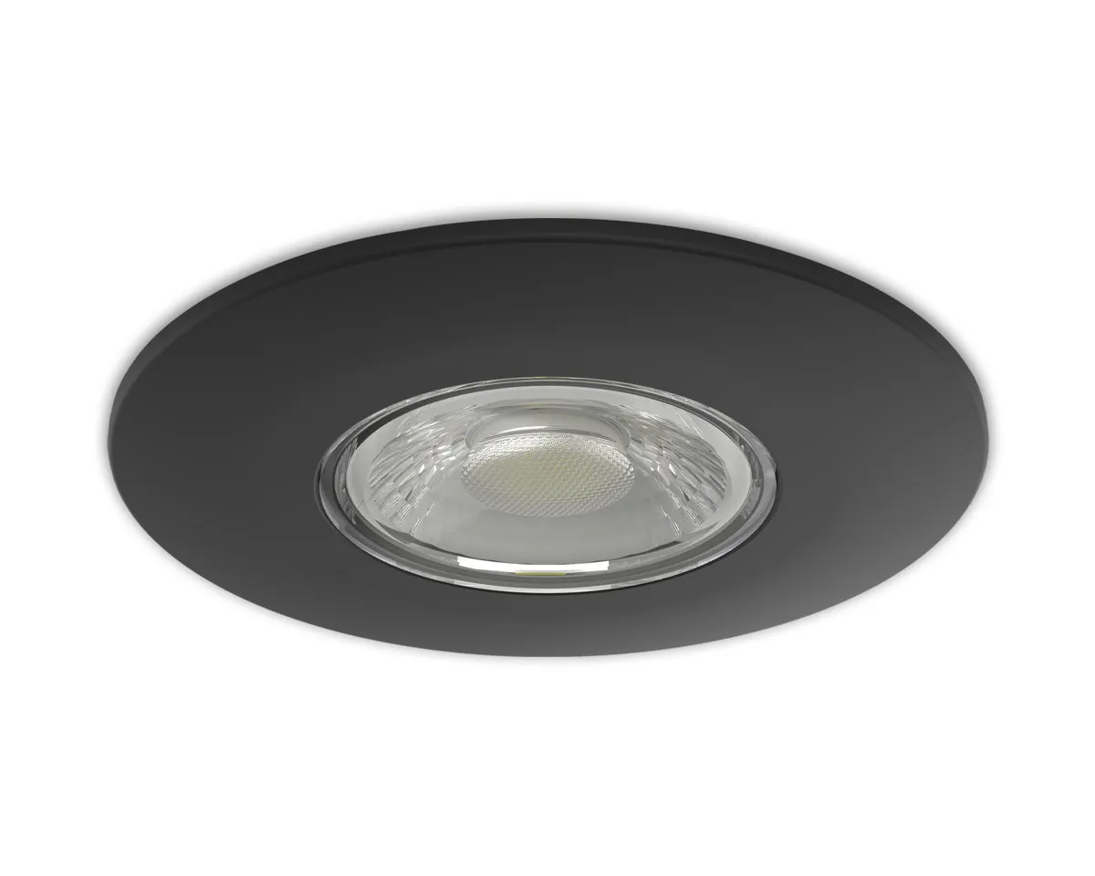 Collingwood H2EXT1B H2 Pro Extreme CSP IP65 5W & Colour Switchable LED Outdoor Soffit Downlight 2200K/2700K/3000K Black
