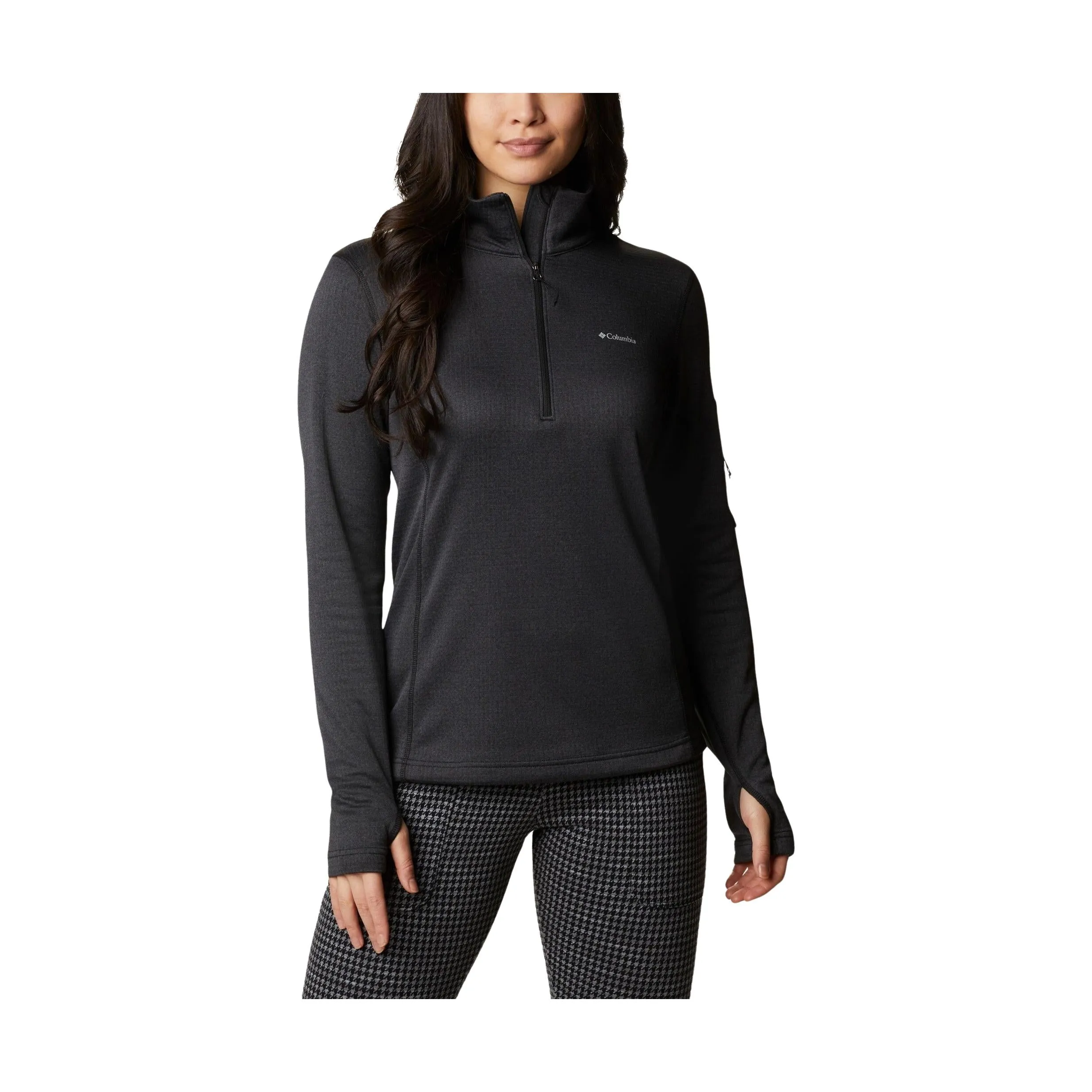 Columbia Park View Women's Grid Fleece 1/2 Zip