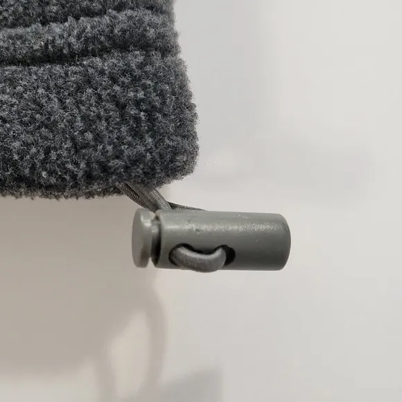 Columbia Sherpa Grey zippered Sweater Large