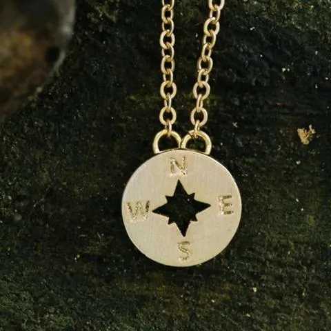 Compass Charm Necklace