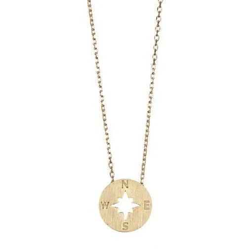 Compass Charm Necklace