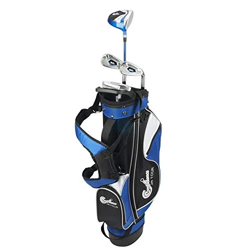 Confidence Golf Junior Golf Clubs Set for Kids Age 4-7 (up to 4' 6" Tall)- Lefty