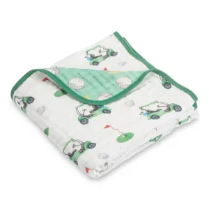 Cotton Muslin Golf A Round Quilt