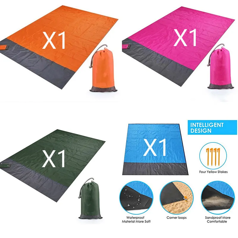 Cross-border Spot Outdoor Beach Mat Portable Folding