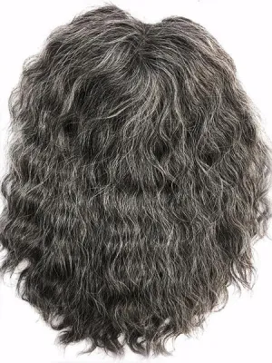 Customized Brazilian Curl Hair Wig with #30G with 1/4" ventilated lace front