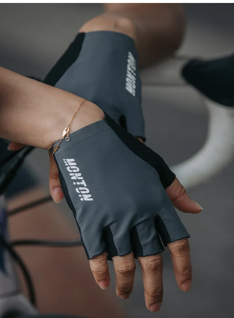 CYCLING GLOVES HALF FINGER SHADOW GRAY