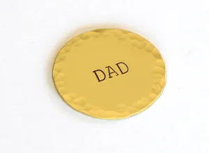 Dad themed Brass Golf Ball Marker