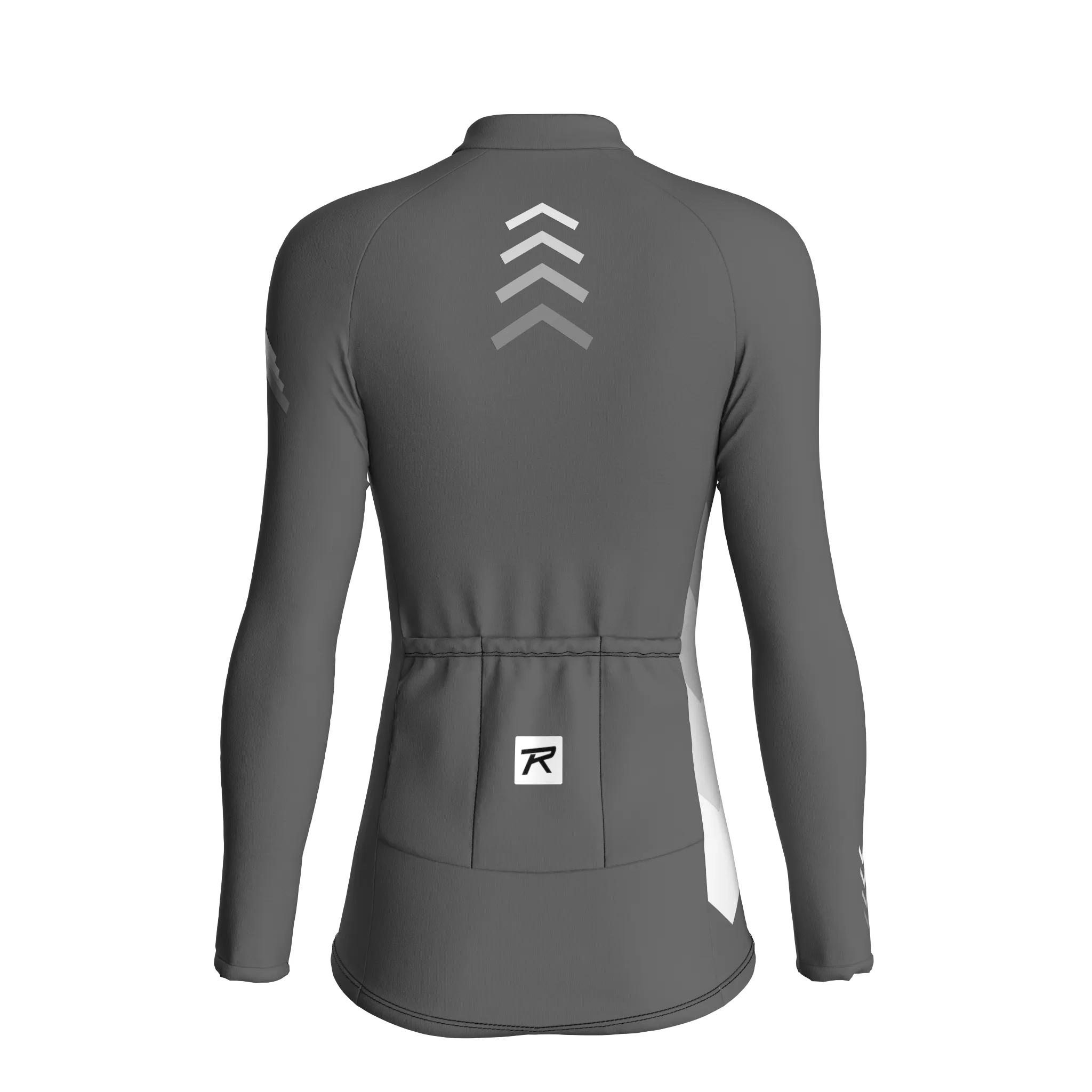 Digital Echo | Ash Gray Female Long Sleeves Jersey