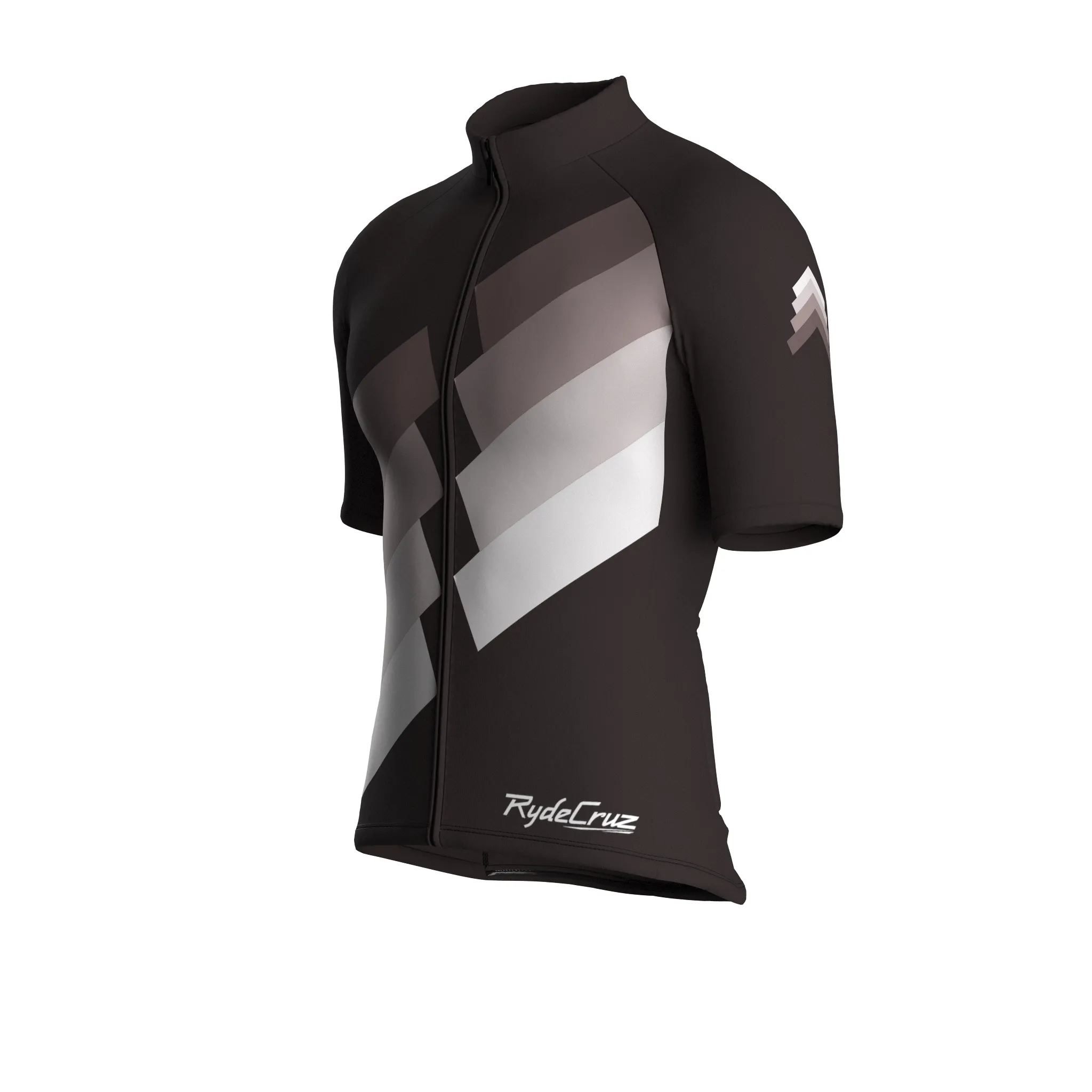 Digital Echo | Dark Brown Male Short Sleeves Jersey