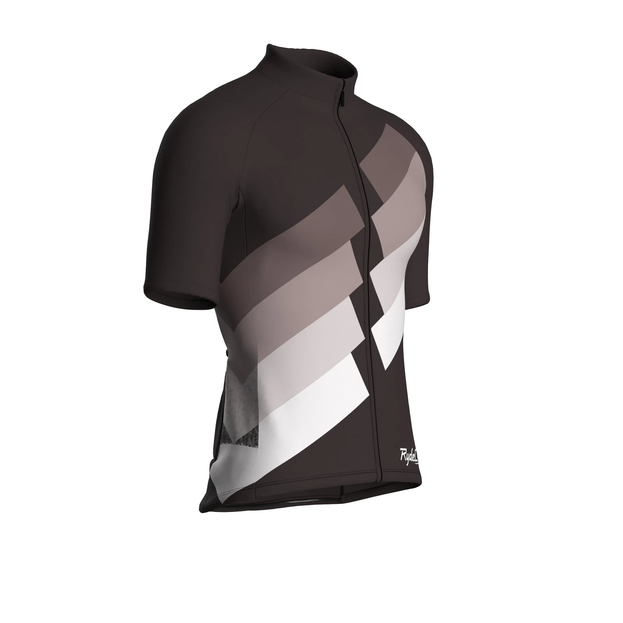 Digital Echo | Dark Brown Male Short Sleeves Jersey
