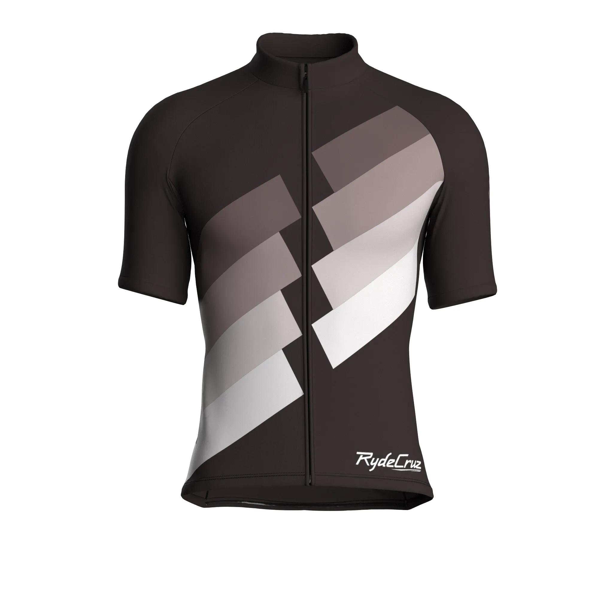 Digital Echo | Dark Brown Male Short Sleeves Jersey