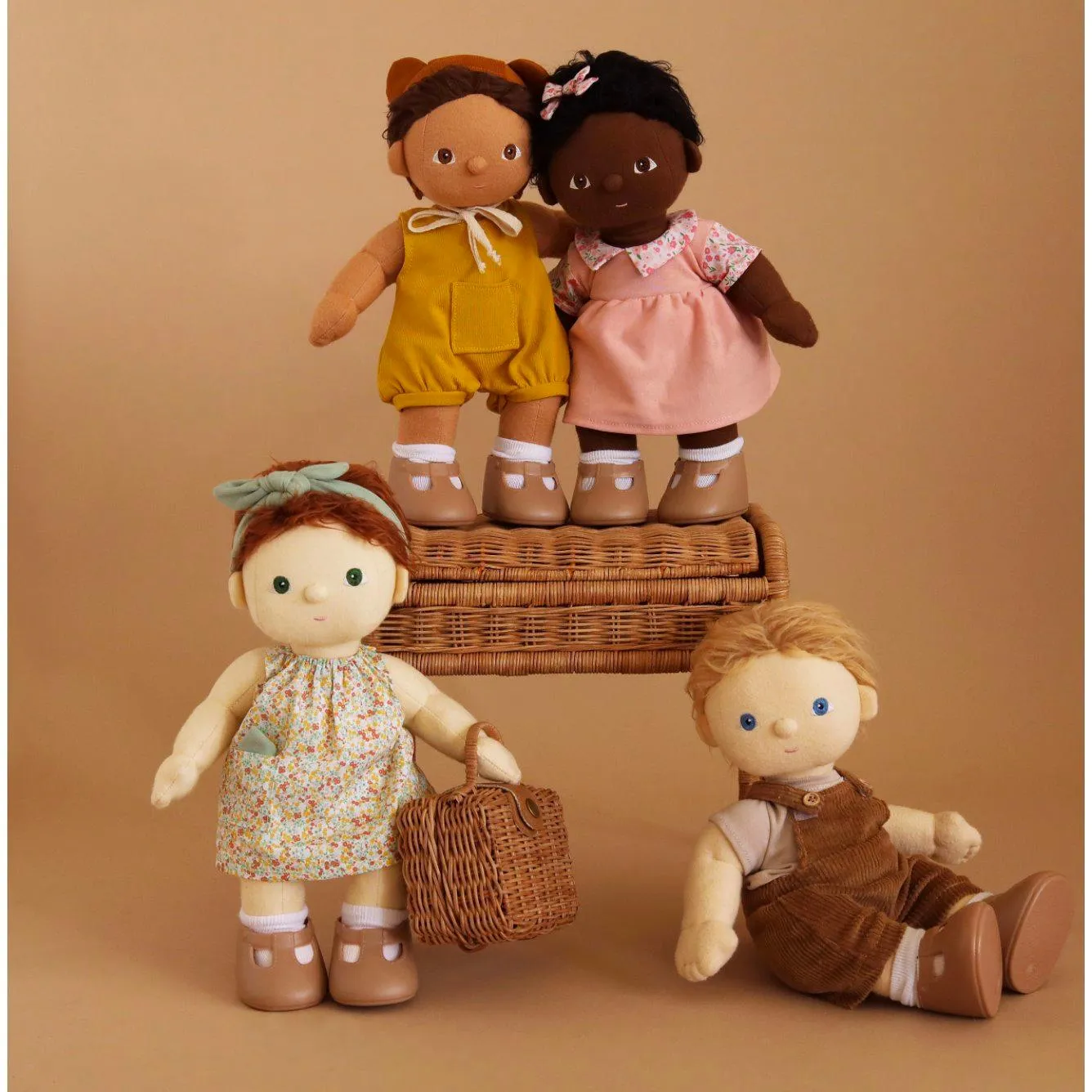 Dinkum Doll Mio Romper Set - Natural