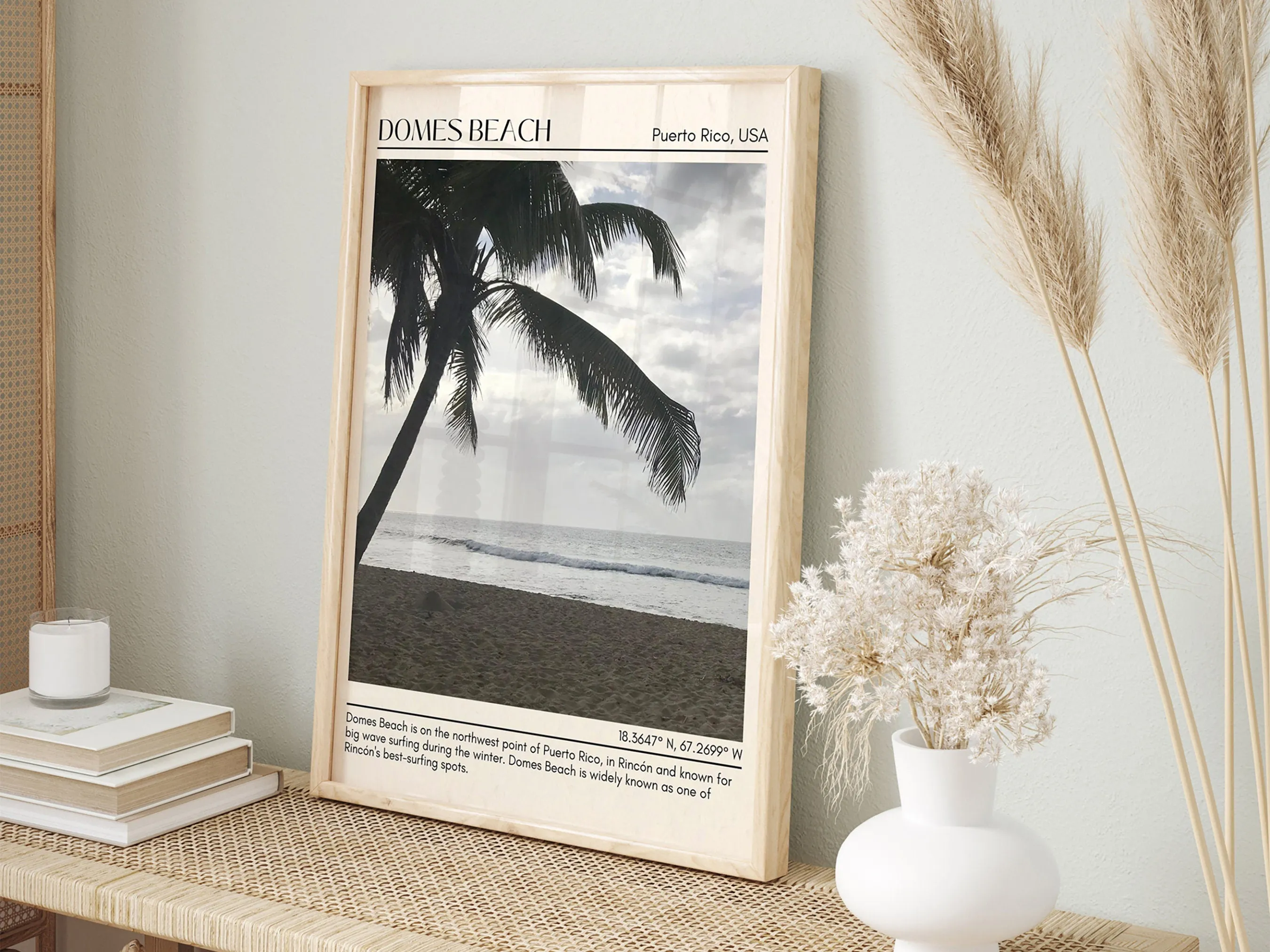 Domes Beach Wall Canvas, Puerto Rico, USA